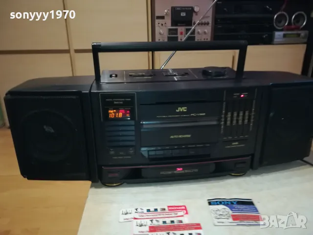 JVC WITH HYPER BASS & REVERE DECK-ВНОС FRANCE 0212241547, снимка 5 - Радиокасетофони, транзистори - 48196191