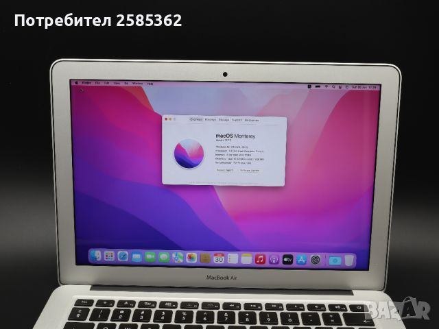 MacBook Air 2017 A1466 , снимка 3 - Лаптопи за работа - 46415578