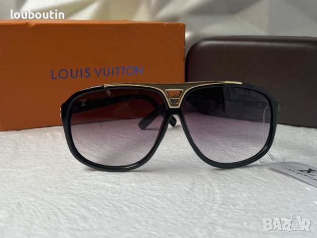 Louis Vuitton Еvidence висок клас мъжки слънчеви очила маска унисекс , снимка 11 - Слънчеви и диоптрични очила - 45407051