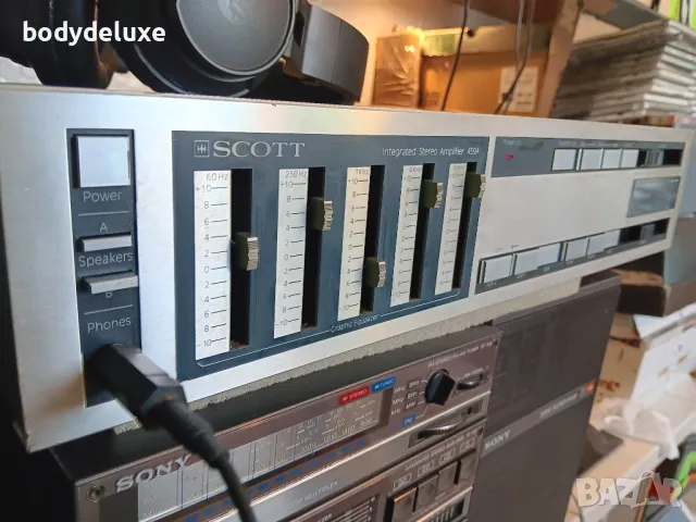 SCOTT 459A усилвател, снимка 2 - Ресийвъри, усилватели, смесителни пултове - 26442098