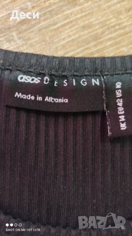 черен топ на Asos, снимка 5 - Потници - 46321571