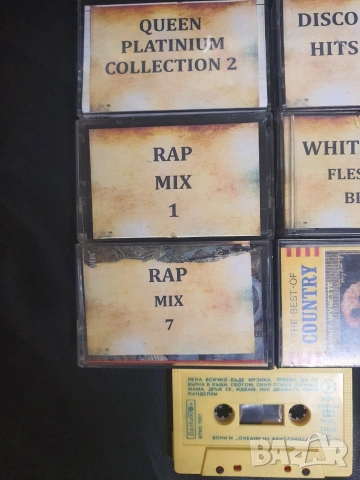 Лот от 11бр аудио касети със записи музика. Всички за 13евро Купени от чужбина. Записите са качестве, снимка 5 - Аудио касети - 53524686