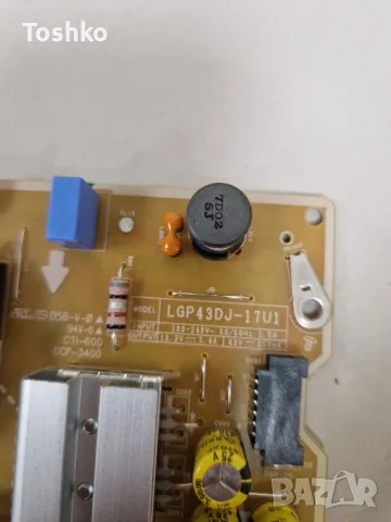 LG 43UK6300MLB EAX67872804(1.0) EBT65273803 LGP43DJ-17U1 EAX67209001(1.5) HC430DGG-SLTL5-A111, снимка 3 - Части и Платки - 49849660