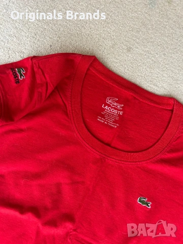 ❤️Оригинална тениска на Lacoste, размер S!❤️, снимка 3 - Тениски - 54149511