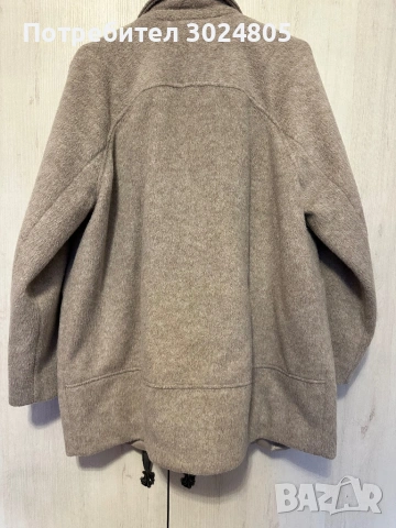 Дамско палто бежово, снимка 3 - Палта, манта - 53561877