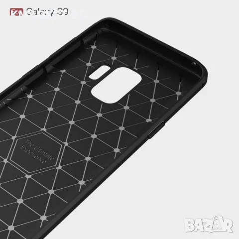 Samsung Galaxy S9 Удароустойчив Carbon Fiber Калъф и Протектор, снимка 6 - Калъфи, кейсове - 48469292