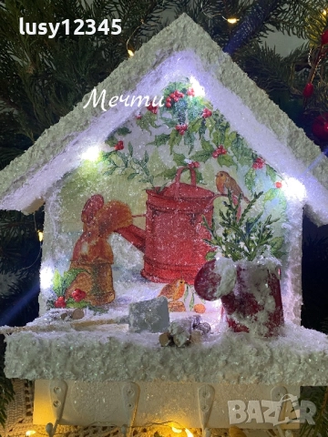 Къщичка-Снежна приказка!, снимка 3 - Декорация за дома - 52237619