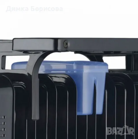 Радиатор,2500W,11 ребра,3 степени,Поставка за дрехи,Регулируем термостат, снимка 2 - Радиатори - 48105995