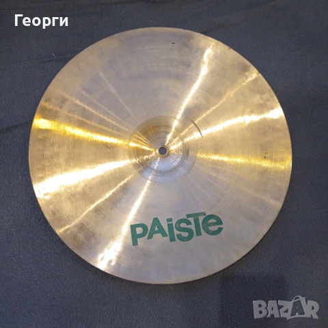 Чинели Paiste 505 Crash 16", HiHat 14", Ride 20", снимка 3 - Ударни инструменти - 53269409
