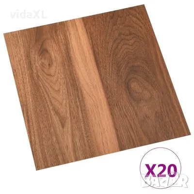 vidaXL Self-adhesive floorboards 20 pcs PVC 1.86 m² brown(SKU:330137), снимка 2 - Други - 48689900