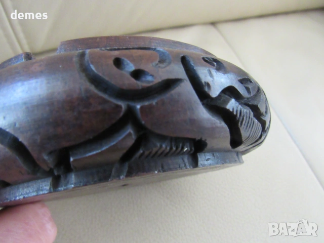 Пепелник от абанос, Кения, снимка 5 - Други - 47987336