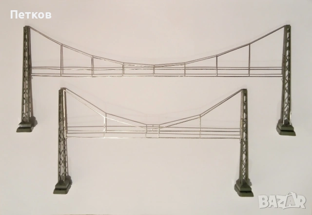 Гарови стълбове за въздъшно захранване мащаб H0