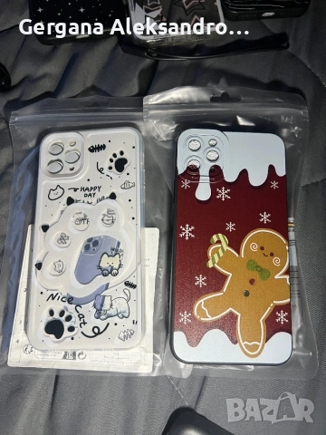 Калъфчета за iPhone 11 pro Max и едно лилаво за iPhone 13 mini, снимка 3 - Калъфи, кейсове - 54027785