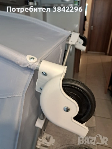 Немска кошара Hauck Play N Relax Center stars 120х60 + сгъваем матрак, снимка 6 - Кошарки - 53926004