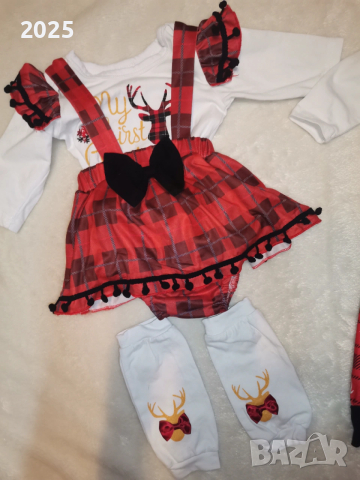 коледни дрешки за бебета, снимка 2 - Комплекти за бебе - 53015425