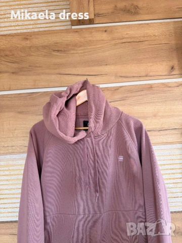 Страхотно ежедневно худи на G-Star в розов цвят. Идеално за спорт или разходка, снимка 3 - Суичъри - 53882186