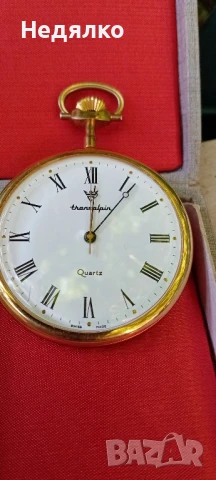 Рядък швейцарски джобен часовник Transalpin