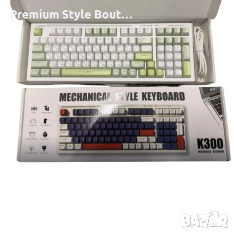 Механична клавиатура K300 – прецизност, комфорт и стил в едно, снимка 3 - Клавиатури и мишки - 54041383