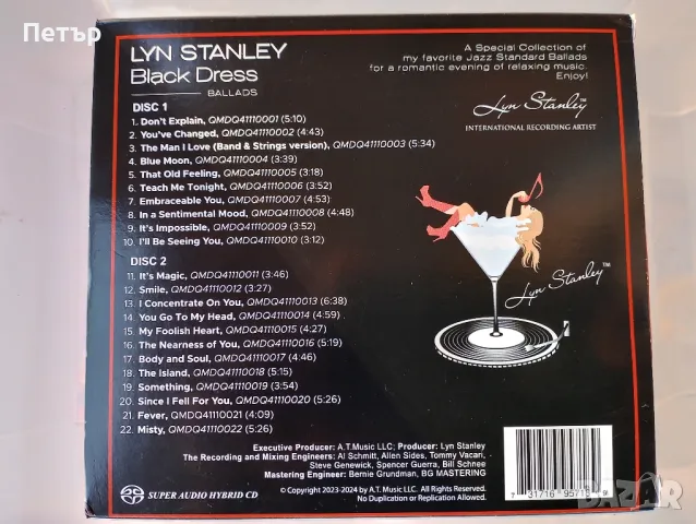 Продавам двойно SACD Lyn Stanley-Black Dress&Ballads, снимка 10 - CD дискове - 47727293