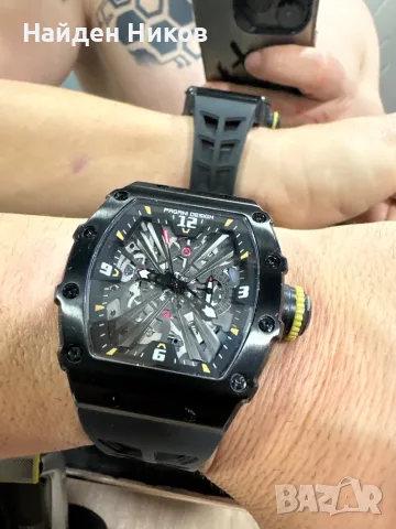 Мъжки Часовник Pagani Design Richard Mille style, снимка 8 - Мъжки - 48371280