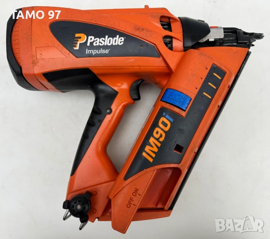 PASLODE IM90i- Акумулаторен такер за дърво 50-90мм, снимка 6 - Други инструменти - 52861472