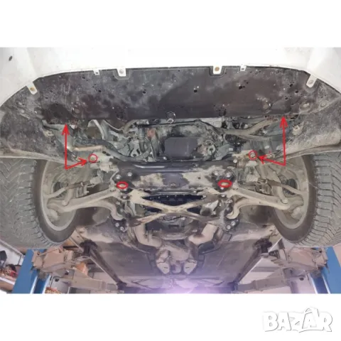 Метална кора под двигател скорости Audi A4 B9 2015г +, снимка 4 - Аксесоари и консумативи - 50125004