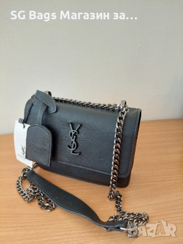 Ysl yves saint laurent дамска чанта през рамо лукс код 51, снимка 7 - Раници - 38143711