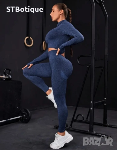 💕Безшевен спортен комплект с цип – Елегантен, удобен и модерен!💕
