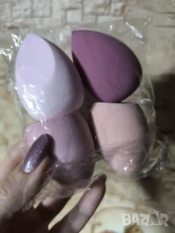 Комплект от 4 бр. тампони за нанасяне на грим  , снимка 6 - Комплекти и лотове - 51802233