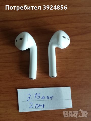 Apple Airpods 2gn слушалки лява и дясна, снимка 2 - Слушалки, hands-free - 45777544