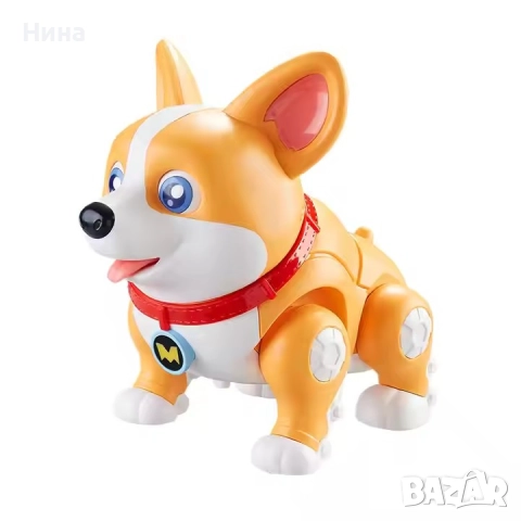 Интерактивно робот куче Корги със светлина и музика 🎵, снимка 6 - Образователни игри - 52598721