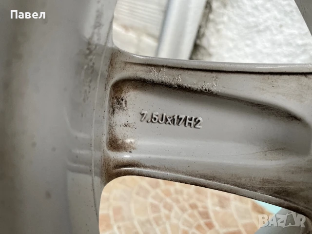 Оригинални немски джанти RiaL, 17”, 5x108 централен отвор 70 с гуми Sumitomo 225/55/17, снимка 9 - Гуми и джанти - 50755078