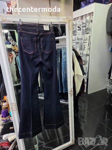 Индиго дънки ,чарлстон ., снимка 3 - Дънки - 53536525