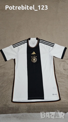 Адидас футболна тениска Германия 22 бяла
