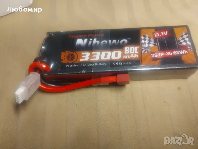 3S LiPo батерия 11.1 V RC Lipo батерии 3300 mAh 80C твърд калъф с Deans T конектор

, снимка 2 - Батерии, зарядни - 48048461