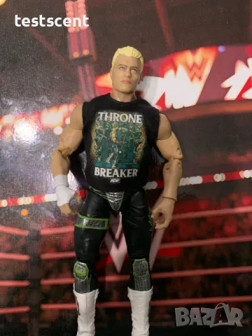 Екшън фигура WWE Cody Rhodes The American Nightmare Коуди Роудс Jazwares AEW Throne Breaker figure, снимка 7 - Колекции - 48554266