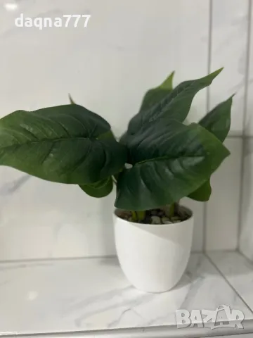 Красиво изкуствено растение в саксия, Cozevdnt, зелено, снимка 9 - Изкуствени цветя - 50433765