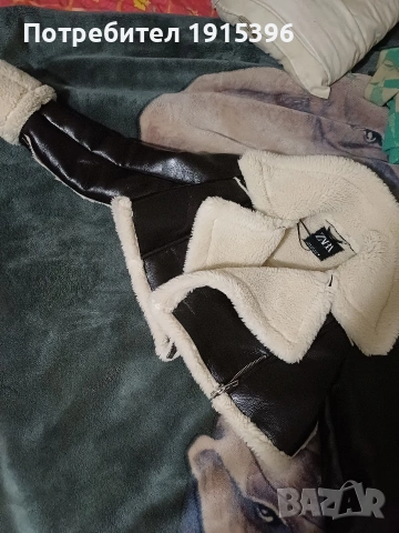 Дамско яке на Зара късо , снимка 4 - Якета - 53659306