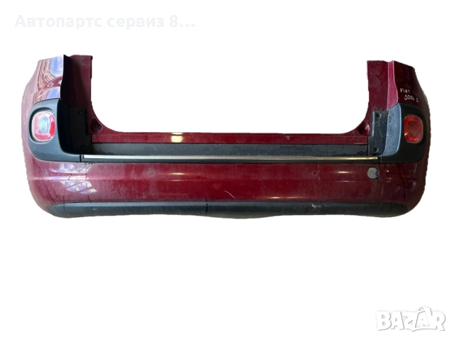 Задна броня за Fiat 500L, червена, оригинална, модел 2013 година