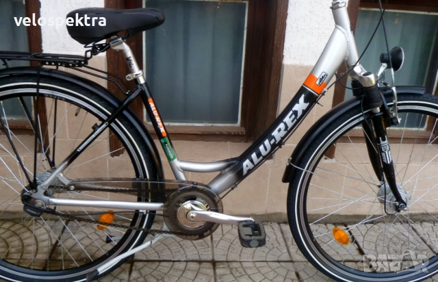 АЛУРЕКС ! 28 цола капли ! Алуминиев- елегантен ! СРАМ 7 Германия!, снимка 11 - Велосипеди - 52710193