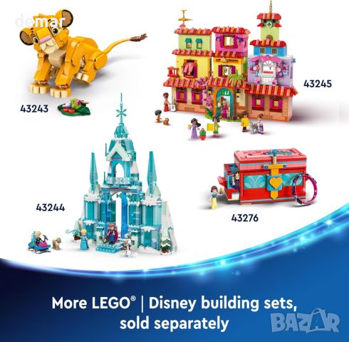 LEGO Disney Dragon Комплект Спящата красавица и дракон, играчка за сглобяване за деца 7+ г., 43240, снимка 7 - Образователни игри - 46447218