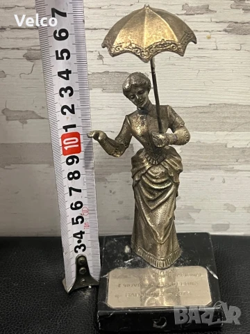 бронзова статоетка, снимка 4 - Антикварни и старинни предмети - 51019363