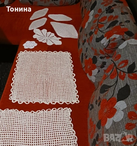 Ръчно плетиво на една кука 30 бр, снимка 3 - Декорация за дома - 53514570