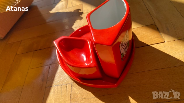 Керамичен сет БНА, снимка 4 - Антикварни и старинни предмети - 53846727