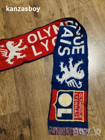 olympique lyonnais vintage - ретро футболен шал 100% оригинал много добро състояние