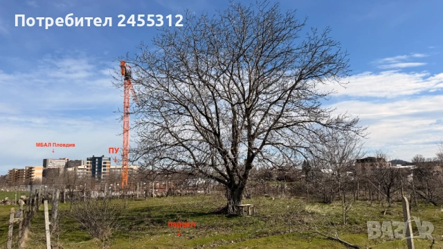 Собственик продава УПИ парцел в регулация в гр. Пловдив, снимка 3 - Парцели - 53357095