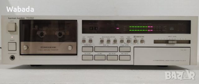 Harman Kardon TD-392 касетен дек топ модел за периода обслужен (1985-88), снимка 11 - Декове - 46494200