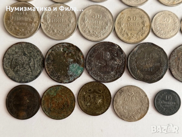 Лот монети 35 броя княжество и царство България , снимка 3 - Нумизматика и бонистика - 54213207