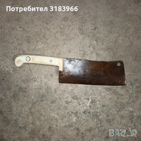 голям стар сатър 30 см, снимка 2 - Антикварни и старинни предмети - 53916422