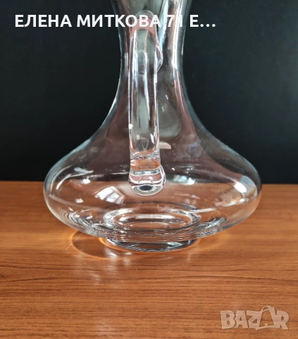 Два големи кристални декантера на Бохемия нови, снимка 13 - Аксесоари за кухня - 54104182
